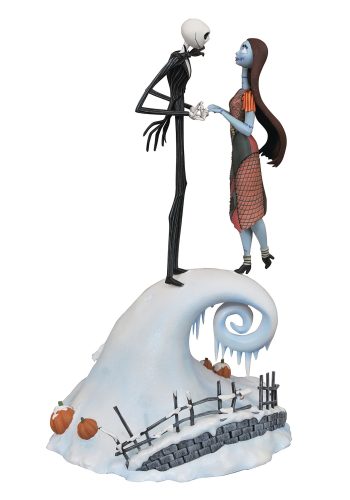 Diamond Select Nightmare Before Christmas Jack and Sally 14 Inch Statue