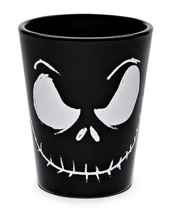 Face Jack Skellington Mini Glass - The Nightmare Before Christmas