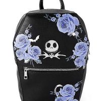 Floral Coffin Jack Skellington Mini Backpack - The Nightmare Before Christmas