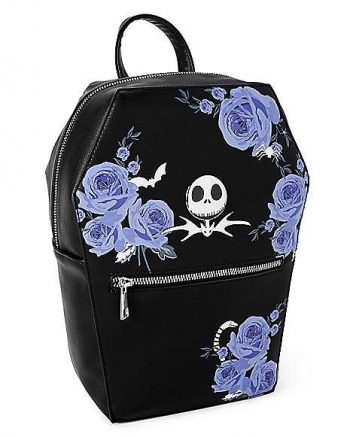 Floral Coffin Jack Skellington Mini Backpack - The Nightmare Before Christmas