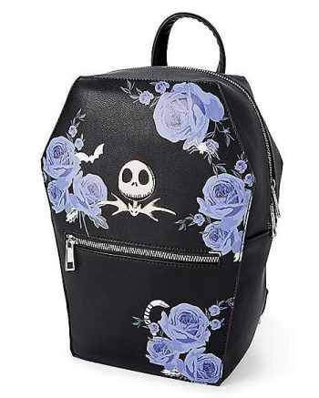 Floral Coffin Jack Skellington Mini Backpack - The Nightmare Before Christmas