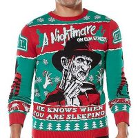 Freddy Krueger Ugly Christmas Sweater - A Nightmare on Elm Street