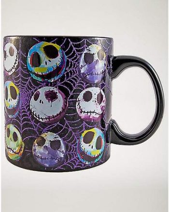 Glitter Jack Skellington Coffee Mug 20 oz. - The Nightmare Before Christmas