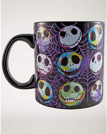 Glitter Jack Skellington Coffee Mug 20 oz. - The Nightmare Before Christmas