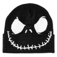 Glow in the Dark Jack Skellington Face Beanie Hat - The Nightmare Before Christmas