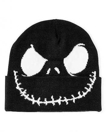 Glow in the Dark Jack Skellington Face Beanie Hat - The Nightmare Before Christmas