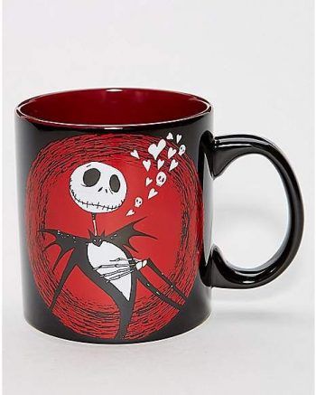 Hearts Jack Skellington Coffee Mug 20 oz. - The Nightmare Before Christmas