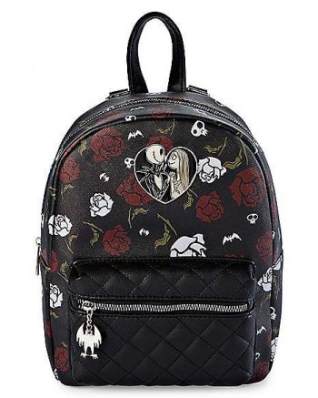 Jack and Sally Roses Mini Backpack - The Nightmare Before Christmas