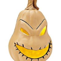 Large Oogie Boogie Light Up Pumpkin - The Nightmare Before Christmas