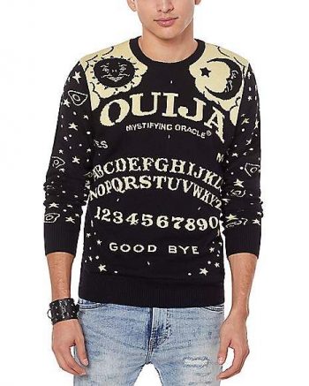 Light-Up Ouija Board Ugly Christmas Sweater