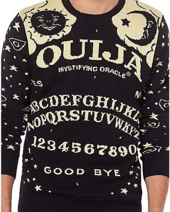 Light-Up Ouija Board Ugly Christmas Sweater