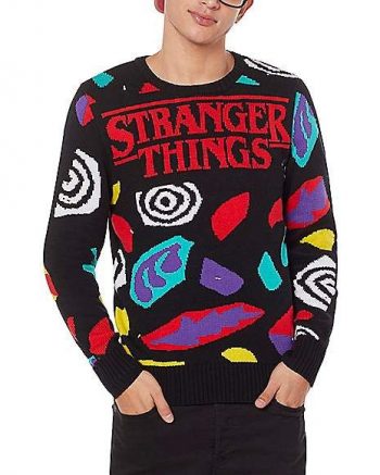 Light-Up Stranger Things Ugly Christmas Sweater