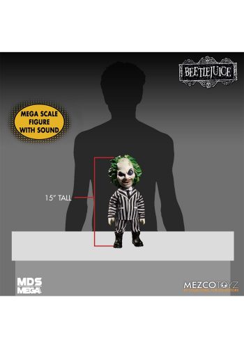 Mezco Designer Series Mega Scale Talking Beetlejuice