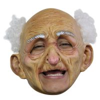 Old Man Deluxe Costume Mask