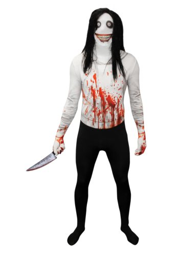 Creepy Killer Adult Morphsuit Costume