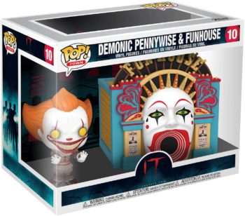 Funko Pop! Town: It 2 - Demonic Pennywise with Funhouse, Multicolor, 5 inches