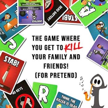 Don't Get Stabbed!: The Party Game Where You Get to Kill Your Family and Friends (for Pretend). Exciting Adult Card Game for Horror Movie Fans!
