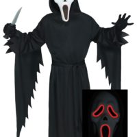 E.L Ghost Face Costume for Adults