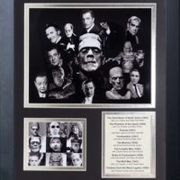 Legends Never Die Horror Classic Movies Framed Photo Collage, 11 x 14 (16482U)