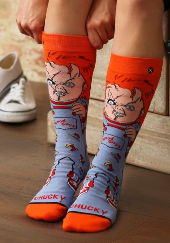 Odd Sox Chucky Good Guy 360 Premium Knit Socks for Adults