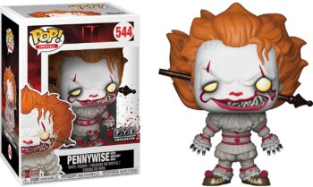 Pennywise w/ Wrought Iron (f.y.e. Exc): Fun ko P o p ! Movies Vinyl Figure Bundle with 1 Horror Classic Theme Compatible Trading Card (544 - 29528)