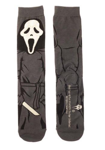 Scream Ghostface 360 Character Crew Sock