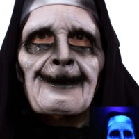 UV Ghostly Nun Mask for Adults