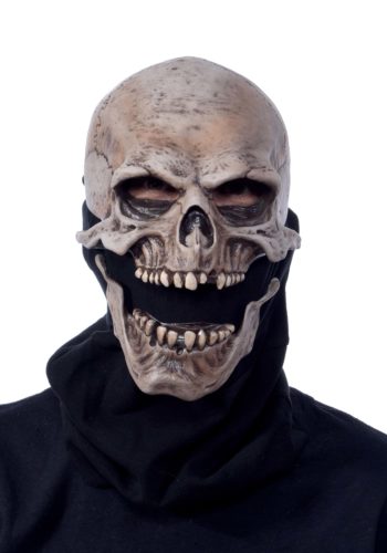 Adult Moving Mouth Skull Mask