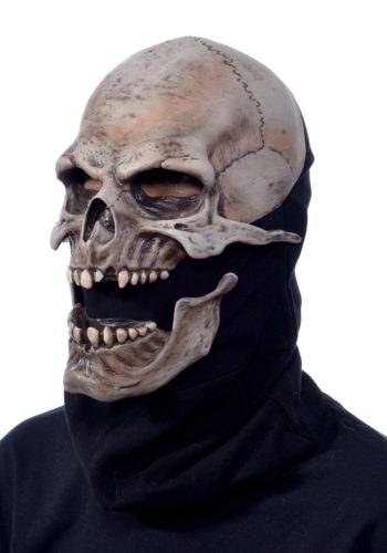 Adult Moving Mouth Skull Mask