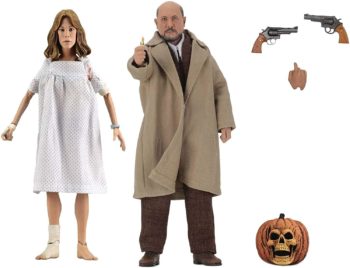 NECA Halloween 2 (1981): Dr Loomis & Laurie Strode 8 Inch Clothed Action Figure 2Pack