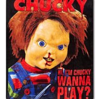 Hi, I'm Chucky Wanna Play? Chucky Fleece Blanket