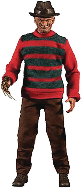 Mezco One: 12 Collective: A Nightmare On Elm Street: Freddy Krueger Action Figure, Multicolor