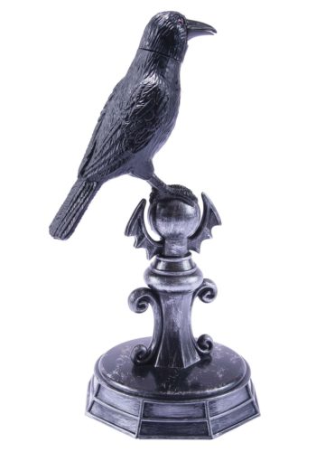 Sound & Motion Activated Crow on a Perch