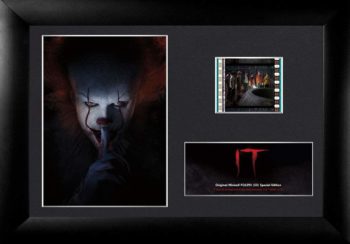 Trend Setters – IT – Pennywise the Dancing Clown– FilmCells 7” x 5” MiniCell Desktop Presentation – Featuring 35 mm Film Clip with Easel Stand