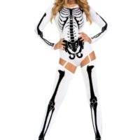 Women's White Bad to the Bone Costume