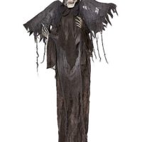 6 Ft Animated Light-Up Hanging Reaper with Wings