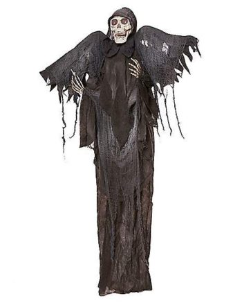 6 Ft Animated Light-Up Hanging Reaper with Wings