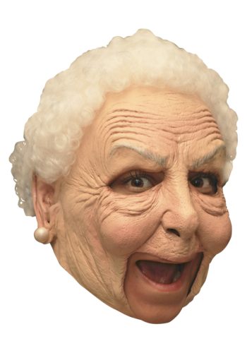 Adults Deluxe Old Woman Mask