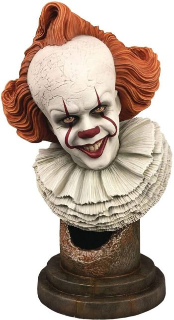 DIAMOND SELECT TOYS Legends in 3-Dimensions: It Chapter Two Pennywise 1: 2 Scale Bust, Multicolor, 10 inches