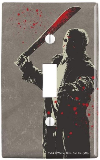 GRAPHICS & MORE Friday The 13th Jason Character Plastic Wall Decor Toggle Light Switch Plate Cover