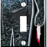 GRAPHICS & MORE Friday The 13th Poster Plastic Wall Decor Toggle Light Switch Plate Cover