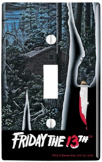 GRAPHICS & MORE Friday The 13th Poster Plastic Wall Decor Toggle Light Switch Plate Cover