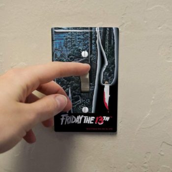 GRAPHICS & MORE Friday The 13th Poster Plastic Wall Decor Toggle Light Switch Plate Cover