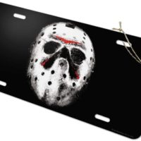 Graphics and More Friday The 13th Jason Mask Novelty Metal Vanity Tag License Plate