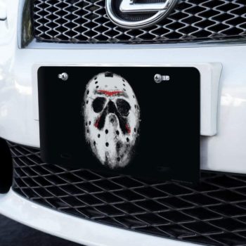 Graphics and More Friday The 13th Jason Mask Novelty Metal Vanity Tag License Plate