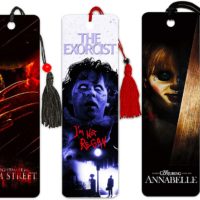 Horror Bookmark Set ~ The Exorcist | Nightmare on Elm Street | Annabelle ~ Classic Horror Movie Merchandise for Men Women Office Supplies