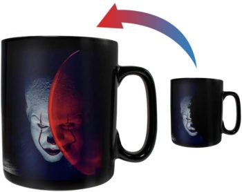 IT – Pennywise – Hiya Georgie – Morphing Mugs Heat Sensitive Mug – Ceramic Color Changing Heat Reveal Horror Film Coffee Tea Mug – by Trend Setters Ltd