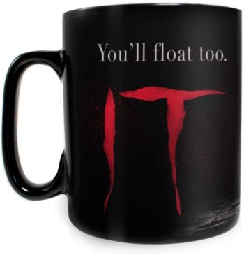 IT – Pennywise – Hiya Georgie – Morphing Mugs Heat Sensitive Mug – Ceramic Color Changing Heat Reveal Horror Film Coffee Tea Mug – by Trend Setters Ltd