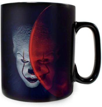 IT – Pennywise – Hiya Georgie – Morphing Mugs Heat Sensitive Mug – Ceramic Color Changing Heat Reveal Horror Film Coffee Tea Mug – by Trend Setters Ltd