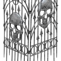 Silver Skull Fence